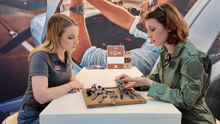 Laco „Was macht eine Uhrenmarke auf der Flugzeugmesse?“