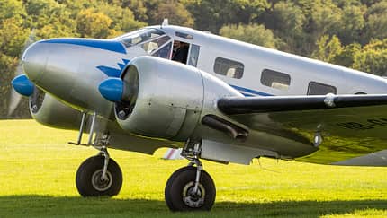Oldtimer-Fliegertreffen auf der Hahnweide in Kirchheim/Teck 2025.