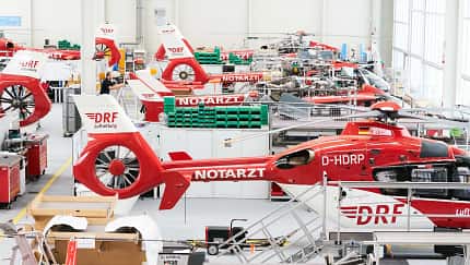 Neue Hubschrauberwerft in Straubing 