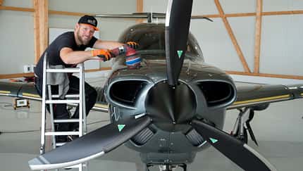 Der Glanzmacher im Einsatz