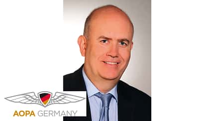 Dr. Michael Erb, AOPA Germany Dr. Michael Erb: Seit 25 Jahren AOPA-Chef