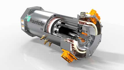 Elektromotor, Fraunhofer IISB Fraunhofer entwickelt Elektro-Kraftpaket