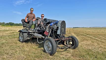 Ölmobil, Serie, Flugplatzfahrzeuge, Taucha Kuriose Flugplatzkarren
