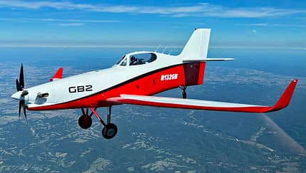 GB2, Game Aerospace, Stormbirg Löschflugzeug GB2 absolviert Erstflug