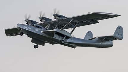 Dornier Do 24 ATT beim Testflug am 29. September 2026 in Friedrichshafen