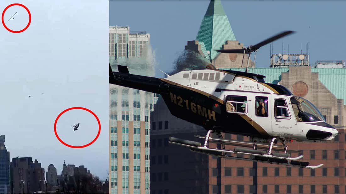 Tragischer Hubschrauber-Absturz in New York: Warum zerbrach die Bell 206 in der Luft?