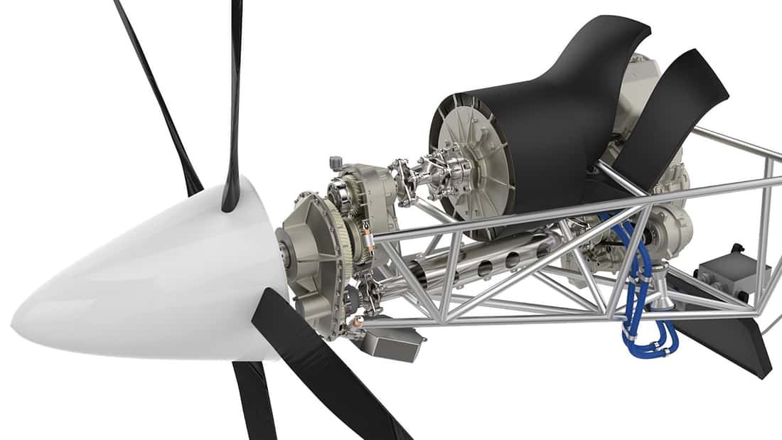 HPU 210 von VoltAero und Kawasaki: Elektroantrieb und Motorradmotor vereint