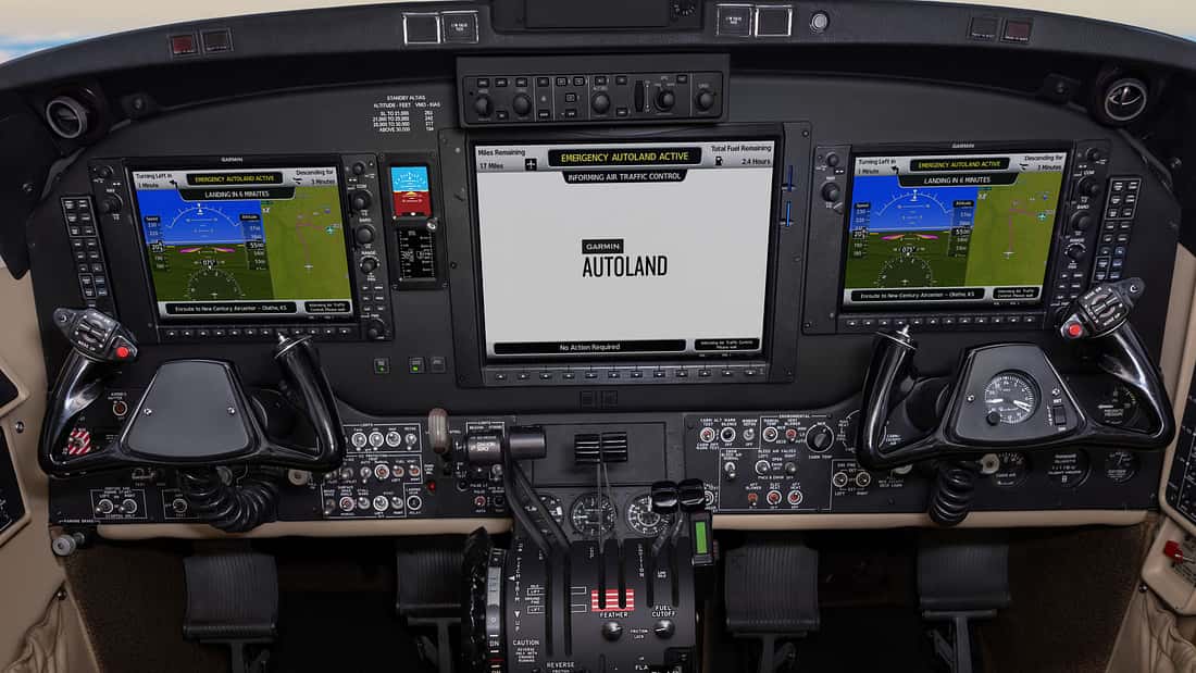 ​Garmin-Upgrade zugelassen: Autoland und Autothrottle für King Air 350