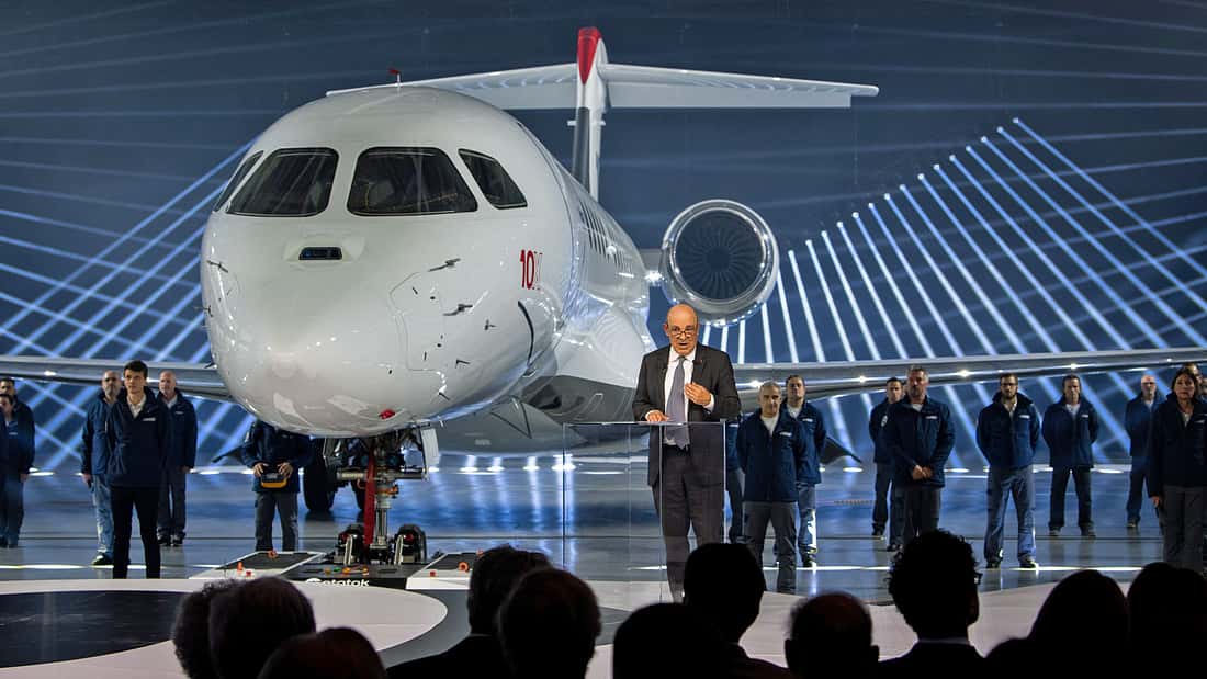 ​Roll-out der Falcon 10X: Hier kommt der neue Super-Bizjet von Dassault