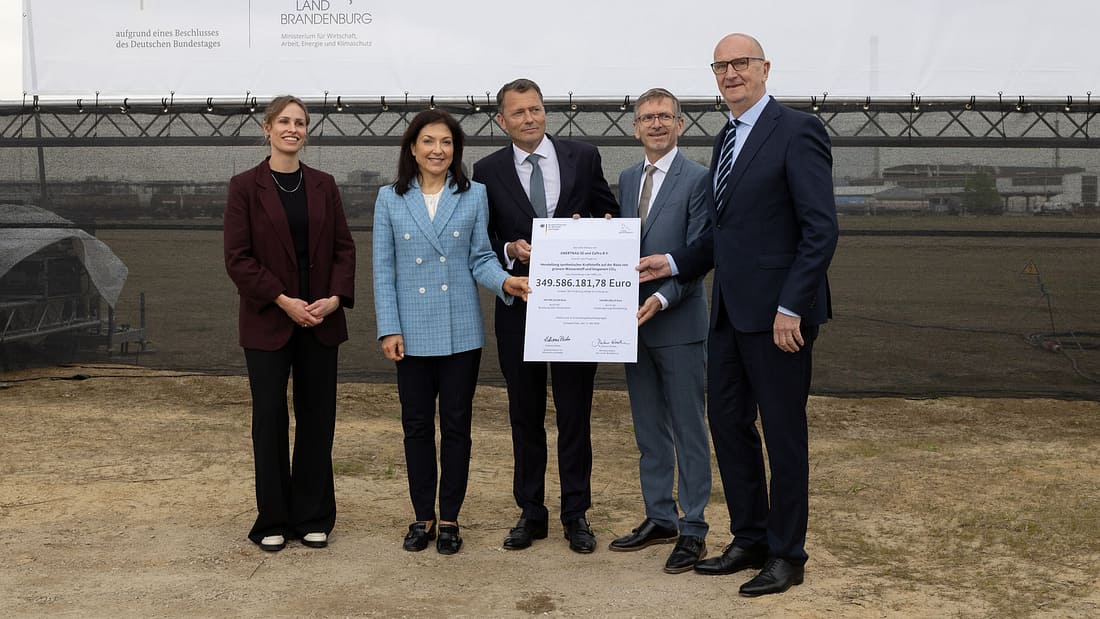 ​350 Millionen Euro Förderung: Schwedt wird Top-Standort für eSAF-Produktion