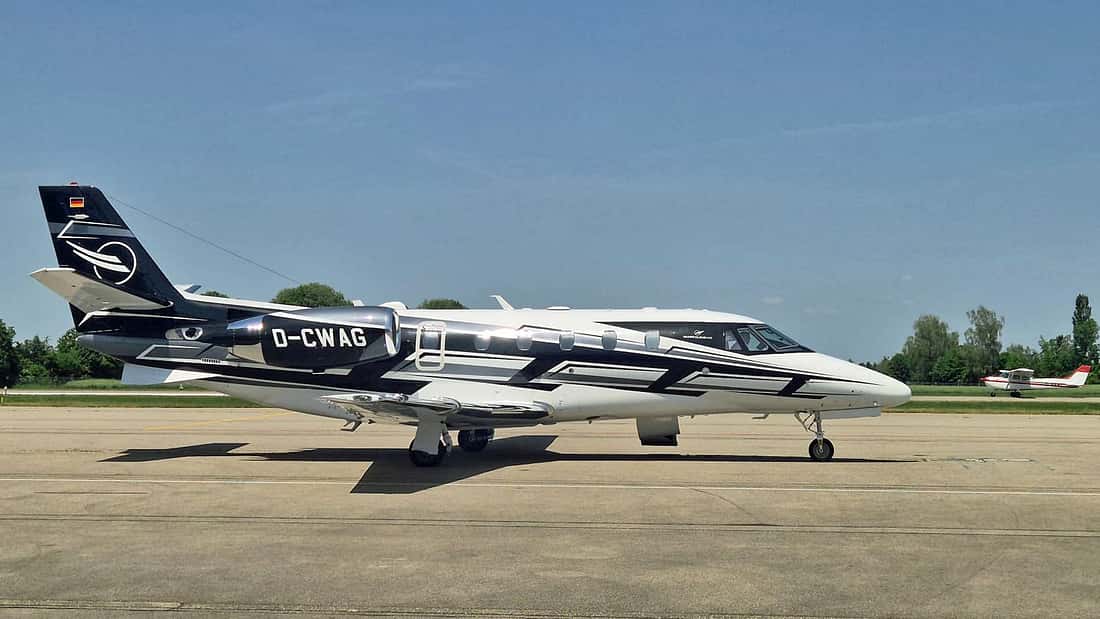 ​Eyecatcher in der Silver-Cloud-Flotte: Ist das die auffälligste Citation XLS in Europa?