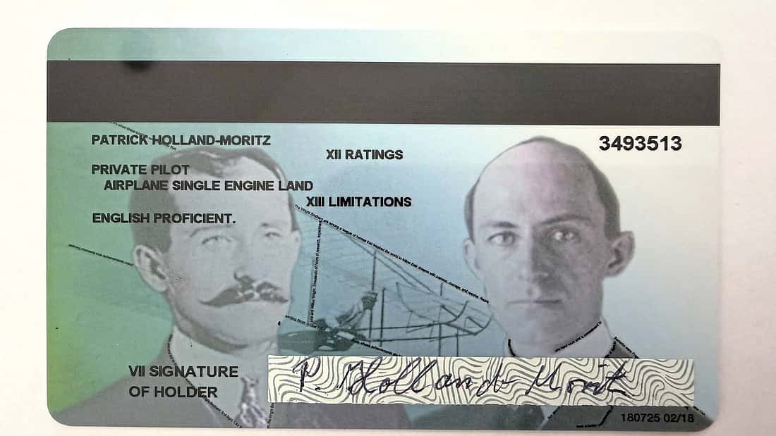 ​N-Reg und FCL-Lizenz: License must match tail number