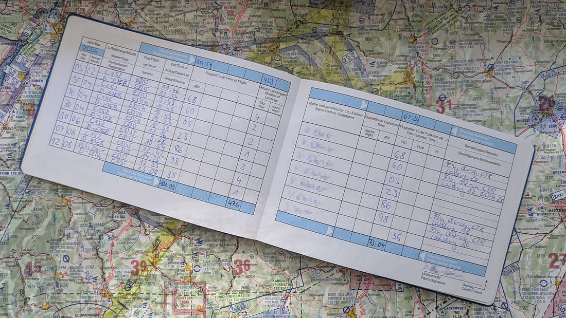 ​Tipps für den Flugbucheintrag: So erfassen Sie Ihre Flugzeiten richtig