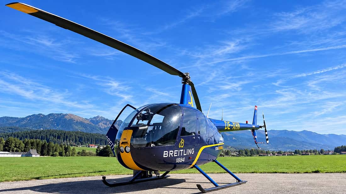 ​Dreister Diebstahl: R44 in der Nacht vom Flugplatz Mauterndorf geklaut