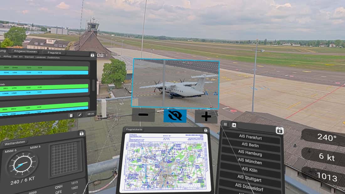 ​Flugsicherung an kleineren Flugplätzen: Lotsen könnten künftig im virtuellen Tower arbeiten
