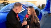 Wer sich am Flugplatz Ganderkesee Zeit für ein kurzes Radio-interview nimmt, der spart die Landegebühr.