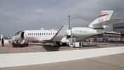 Dassault Aviation Falcon 6X auf der EBACE in Genf im Mai 2022