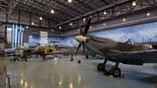 Museum Tatoi Ausstellungshalle mit Spitfire