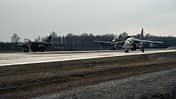 Kampfjets auf Autobahn A29