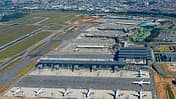 Luftaufnahme vom Flughafen São Paulo