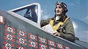 Francis S. „Gabby“ Gabreski in seiner P-47D-25 im Juli 1944