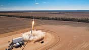 SR75-Rakete von HyImpulse beim Start in Australien.