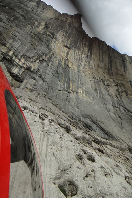 Helikopterbergung aus der Titlis-Nordwand
